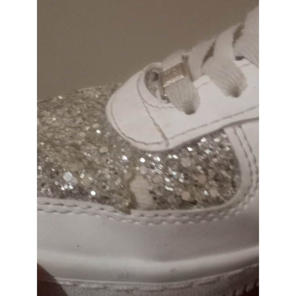 Bling Nike Air Force 1 '07 Shoes with Swarovski Crystal Bedazzled - White Sz 7 - Picture 4 of 13